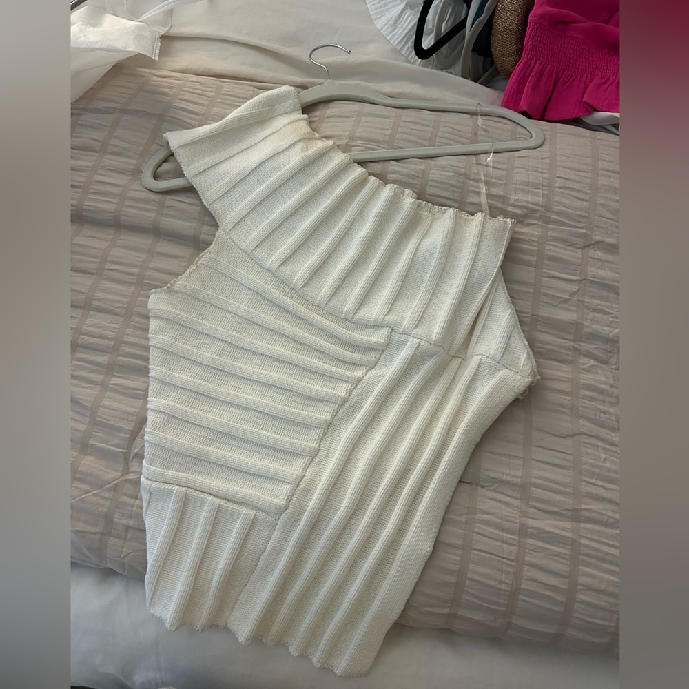 Off the shoulder sweater
